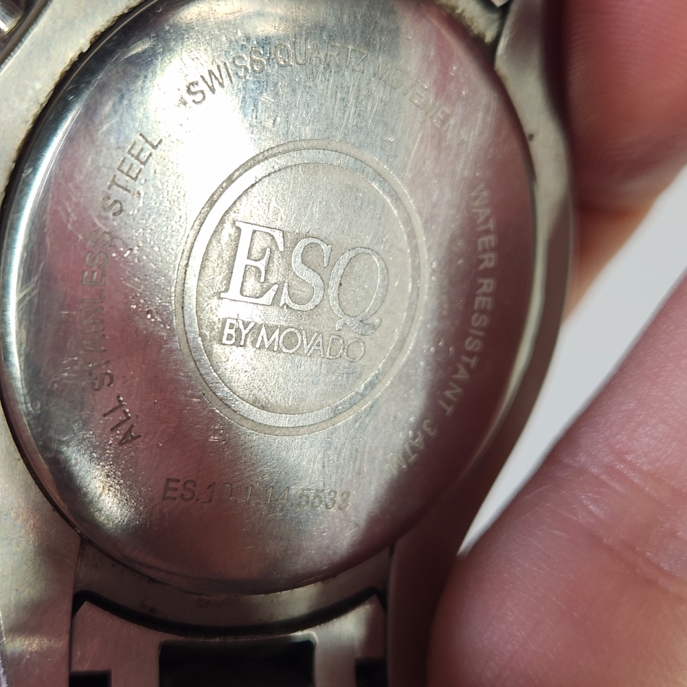 ESQ MOVADO Watch Stainless Steel Chronograph Watch - Picture 11 of 15